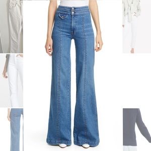 Veronica Beard High Waist Flare Leg Jeans